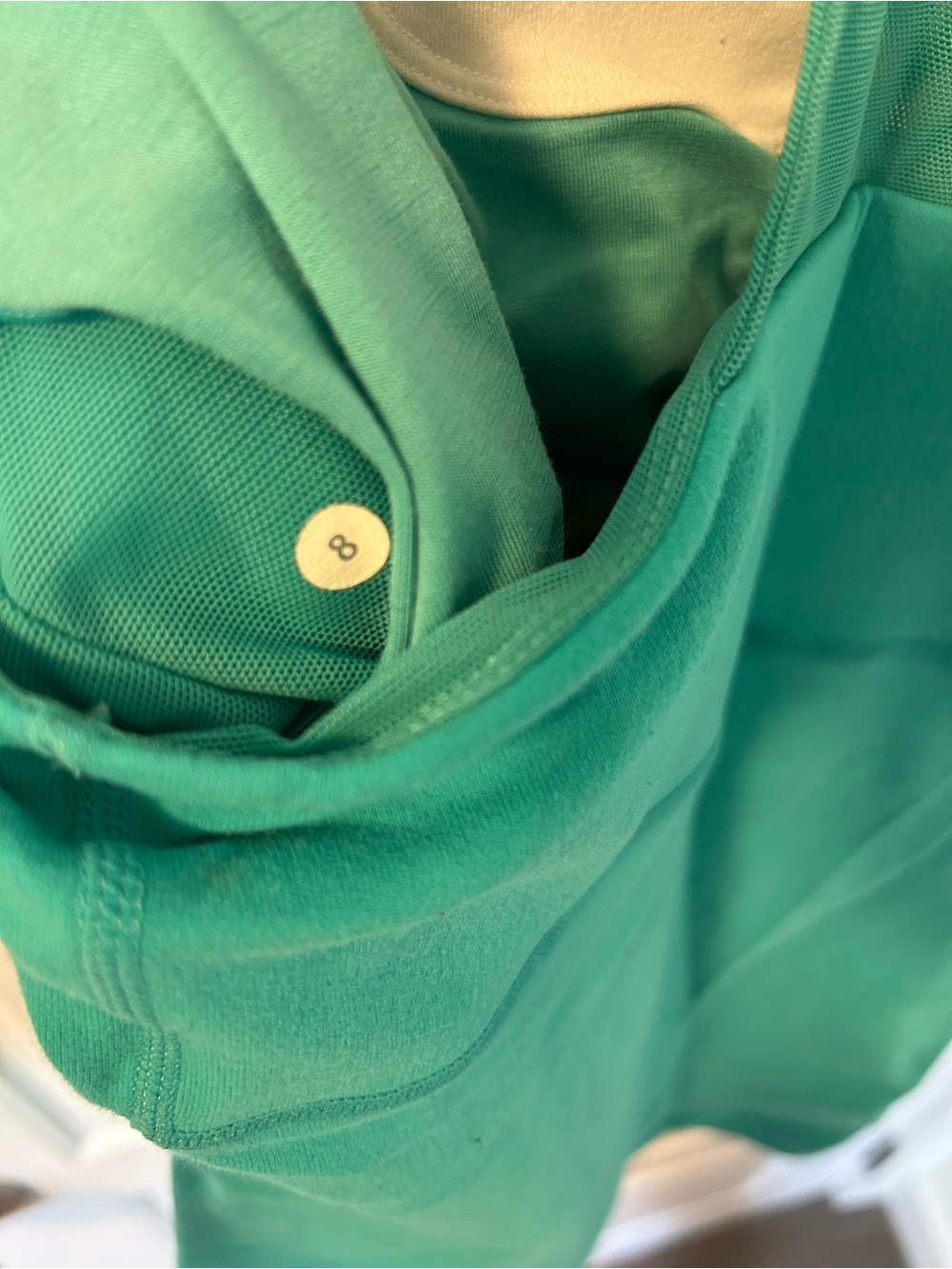 lululemon athletica Teal Tank with White Collar - Picture 3 of 3
